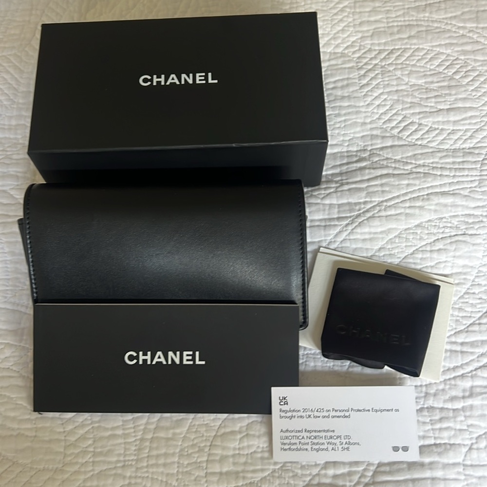 Authentic Channel sunglasses box and case with book of authenticity.‎ - Picture 7 of 7